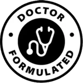 Doctor-formulated seal used on the Glyco Harmony label
